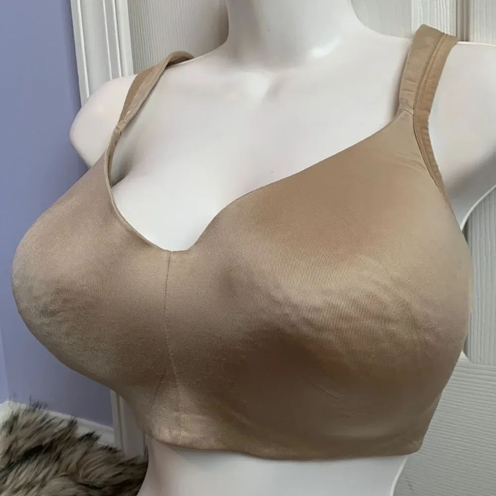 Lane Bryant Cacique Lined Satin No-Wire Bra